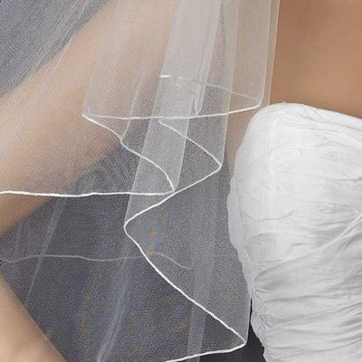 Two Layer Elbow Length Wedding Veil V797 in Many Colors Two Layer Elbow Length Wedding Veil V797 in Many Colors