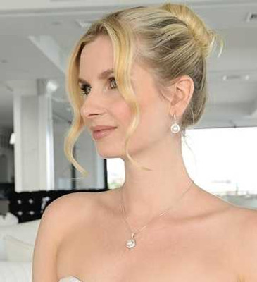 5 Sets Freshwater Pearl and CZ Silver Bridesmaid Jewelry