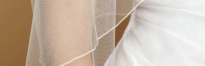 Two Layer Circular Fold Over Cathedral Wedding Veil