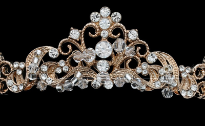 Vintage Elegance Wedding Tiara - Silver or Rose Gold Vintage Elegance Wedding Tiara - Silver or Rose Gold
