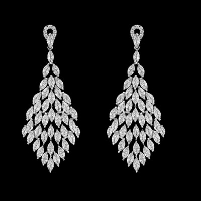Marquise CZ Wedding and Formal Earrings Marquise CZ Wedding and Formal Earrings
