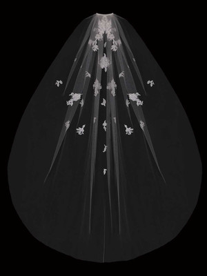 Lace Waltz Length Wedding Veil enVogue V2093WZ Lace Waltz Length Wedding Veil enVogue V2093WZ