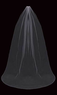 Beaded Pearl Cathedral Length Wedding Veil enVogue V2190C Beaded Pearl Cathedral Length Wedding Veil enVogue V2190C