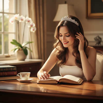 CZ Crystal Multi Peak Wedding Tiara
