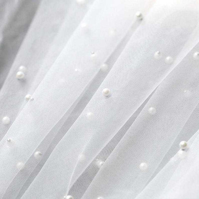 Scattered Pearl Royal Cathedral Wedding Veil V3256R