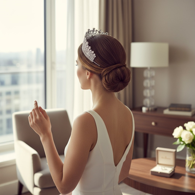 2 3/4" Tall Multi Peak CZ Crystal Wedding and Quinceanera Tiara 2 3/4" Tall Multi Peak CZ Crystal Wedding and Quinceanera Tiara