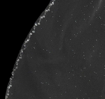 Clear Crystal Beaded Edge Sparkle Tulle Cathedral Wedding Veil Clear Crystal Beaded Edge Sparkle Tulle Cathedral Wedding Veil