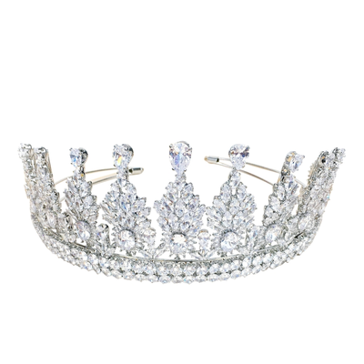 Stunning CZ Crystal Wedding and Quinceanera Tiara hp7008 Stunning CZ Crystal Wedding and Quinceanera Tiara hp7008