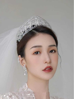 Regal 2" Tall CZ Replica Wedding Tiara Regal 2" Tall CZ Replica Wedding Tiara