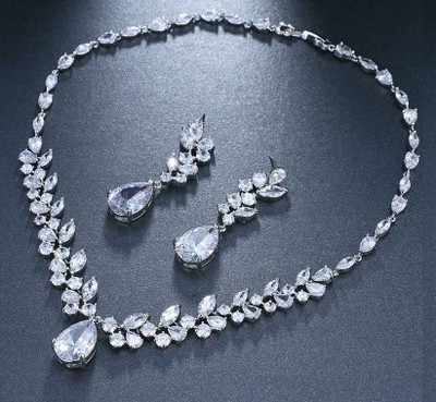 Fabulous CZ Drop Wedding and Formal Jewelry Set Fabulous CZ Drop Wedding and Formal Jewelry Set