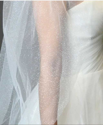 Sparkling Glitter Tulle Cathedral Wedding Veil Sparkling Glitter Tulle Cathedral Wedding Veil