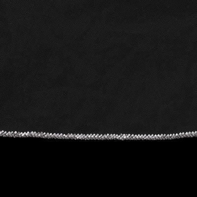 Frosted Bugle Bead Fingertip Wedding Veil Envogue V2399SF