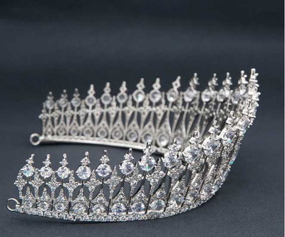 3" Tall Dutch CZ Royal Replica Wedding Tiara