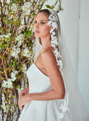 Royal Cathedral Lace Mantilla Wedding Veil enVogue V2397RC-M Royal Cathedral Lace Mantilla Wedding Veil enVogue V2397RC-M