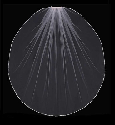 Pearl and Crystal Beaded Fingertip Wedding Veil V3246 Pearl and Crystal Beaded Fingertip Wedding Veil V3246