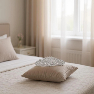 Marquise CZ Crystal Wedding and Quinceanera Tiara hp7673