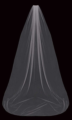 English Luxe Tulle Cathedral Wedding Veil Envogue V2292C English Luxe Tulle Cathedral Wedding Veil Envogue V2292C