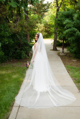 Diamond Dust Sparkling Cathedral Wedding Veil - Sale! Diamond Dust Sparkling Cathedral Wedding Veil - Sale!