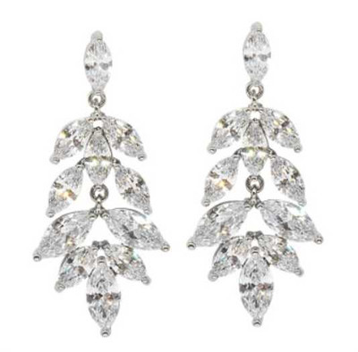 Marquise CZ Wedding and Quince Tiara with Jewelry Set Marquise CZ Wedding and Quince Tiara with Jewelry Set