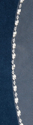Cascade Cut Pearl and Crystal Beaded Fingertip Wedding Veil C584 Cascade Cut Pearl and Crystal Beaded Fingertip Wedding Veil C584