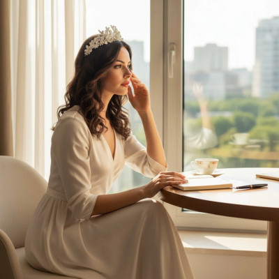 Vintage Vine Pearl and Crystal Leaf Design Wedding Tiara Headpiece