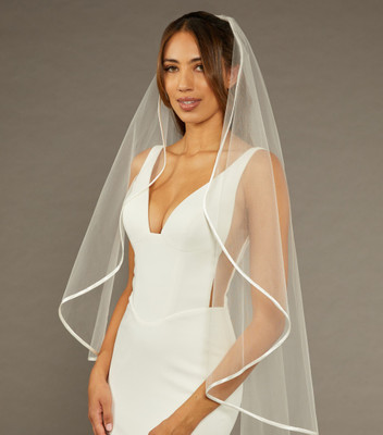 Waterfall Cut Waltz Length Wedding Veil Envogue V2479WZ-WF