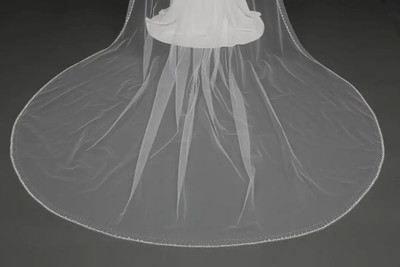 Pearl and Sequin Beaded Royal Cathedral Wedding Veil V3199R Pearl and Sequin Beaded Royal Cathedral Wedding Veil V3199R
