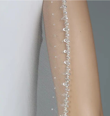 Pearl and Sequin Beaded Royal Cathedral Wedding Veil V3199R Pearl and Sequin Beaded Royal Cathedral Wedding Veil V3199R