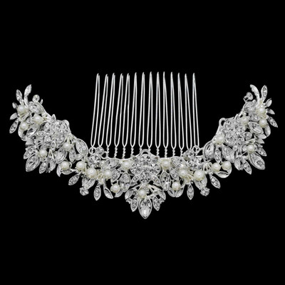 Pearl and Rhinestone Wedding Comb C2471 Pearl and Rhinestone Wedding Comb C2471