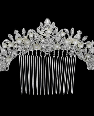 Pearl and Rhinestone Wedding Comb C2471 Pearl and Rhinestone Wedding Comb C2471