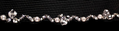 Pearl and Crystal Royal Cathedral Wedding Veil Extra Width Pearl and Crystal Royal Cathedral Wedding Veil Extra Width