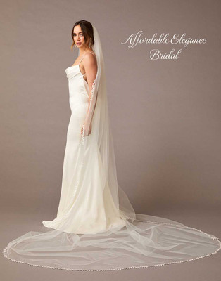 Lace Edge Royal Cathedral Wedding Veil Envogue V2587RC