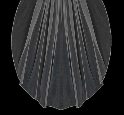 Sparkling Clear Bugle Bead Edge Extra Wide Cathedral Wedding Veil Sparkling Clear Bugle Bead Edge Extra Wide Cathedral Wedding Veil