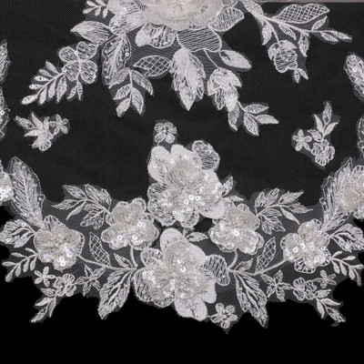 Glitter Regal Cathedral Wedding Veil Beaded Lace Envogue V2396RC-G Glitter Regal Cathedral Wedding Veil Beaded Lace Envogue V2396RC-G