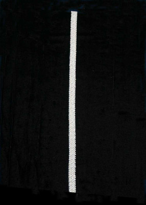 Frosted Bugle Bead Belt for Wedding Dress 9664 Frosted Bugle Bead Belt for Wedding Dress 9664