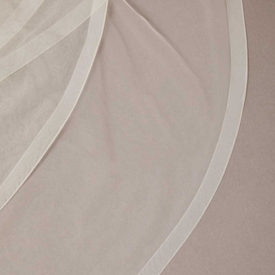 Two Layer Horse Hair Fingertip Wedding Veil Envogue V2580F Two Layer Horse Hair Fingertip Wedding Veil Envogue V2580F