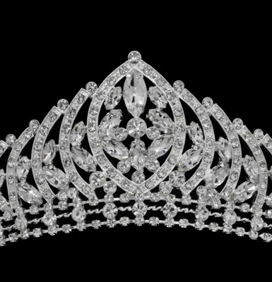 Marquise Rhinestone Wedding and Quinceanera Tiara: Sale