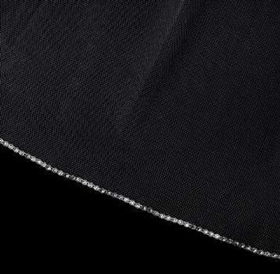 Fingertip or Cathedral Wedding Veil with Rhinestone Trim Fingertip or Cathedral Wedding Veil with Rhinestone Trim
