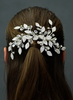 Sparkling Crystal Vine Bridal Hairclip E273