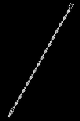 3A CZ Bridal and Formal Jewelry Set with Bracelet neb8515