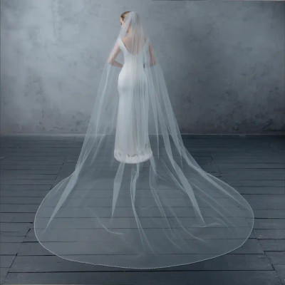 Pearl and Crystal Beaded Royal Cathedral Wedding Veil V6240RC Pearl and Crystal Beaded Royal Cathedral Wedding Veil V6240RC