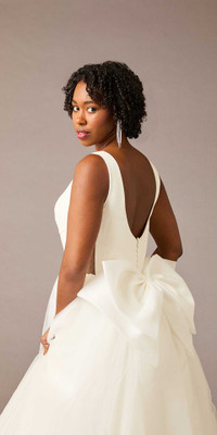 Detachable Organza Wedding Gown Bow Envogue DB2559