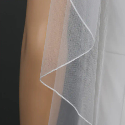 Soft Tulle Chapel Wedding Veil with Pencil Edge V6359CH Soft Tulle Chapel Wedding Veil with Pencil Edge V6359CH