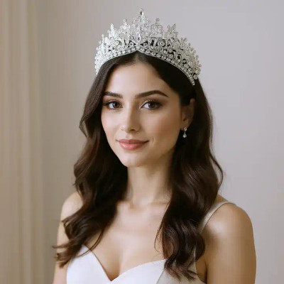Crystal Elegance Wedding and Quinceanera Tiara hp3552