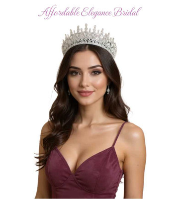 CZ Crystal Wedding and Quinceanera Tiara in Silver : Sale! CZ Crystal Wedding and Quinceanera Tiara in Silver : Sale!