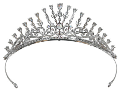 2" Tall CZ Crystal Wedding and Quinceanera Tiara hp267 2" Tall CZ Crystal Wedding and Quinceanera Tiara hp267