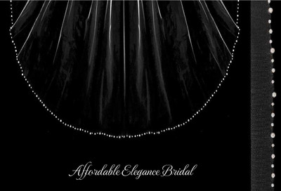 Pearl Edged Royal Cathedral Wedding Veil V3287RC