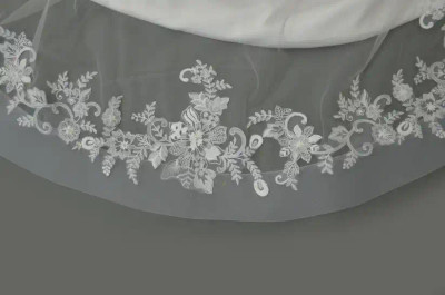 Two Layer Lace Royal Cathedral Wedding Veil E1621 Two Layer Lace Royal Cathedral Wedding Veil E1621