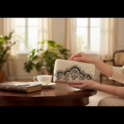 Gold Gatsby Inspired Pearl Wedding Clutch Purse P1679 Gold Gatsby Inspired Pearl Wedding Clutch Purse P1679