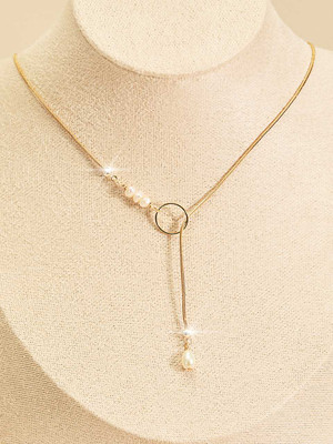 Cultured Pearl Necklace and Earring Bridal Jewelry Set NL2633